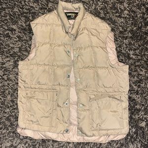 Down puffer vest
